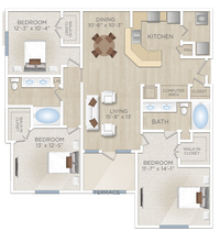 El Santiago (C1) 1231 floor plan